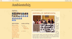 Desktop Screenshot of ambientehi5.blogspot.com