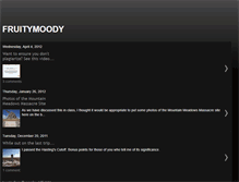 Tablet Screenshot of fruitymoody.blogspot.com