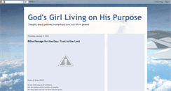 Desktop Screenshot of godsgirllivingonhispurpose.blogspot.com