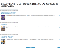 Tablet Screenshot of espiritudeprofecia.blogspot.com