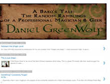 Tablet Screenshot of danielgreenwolf.blogspot.com