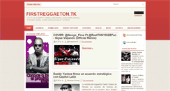 Desktop Screenshot of firstreggaeton.blogspot.com