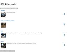 Tablet Screenshot of 187killerpads.blogspot.com