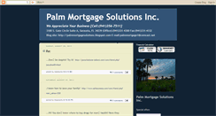 Desktop Screenshot of palmmortgagesolutions.blogspot.com