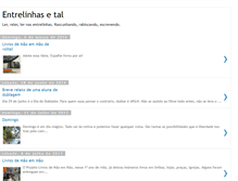 Tablet Screenshot of entrelinhasetal.blogspot.com