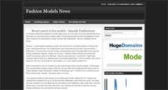 Desktop Screenshot of fashion-model-news.blogspot.com