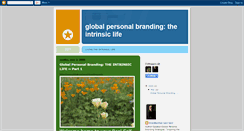 Desktop Screenshot of global-personal-branding-intrinsic.blogspot.com