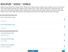 Tablet Screenshot of bhojpurisongsworld.blogspot.com