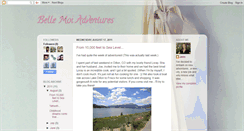 Desktop Screenshot of bellemoiadventures.blogspot.com