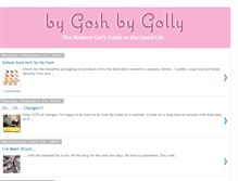 Tablet Screenshot of bygoshbygolly.blogspot.com