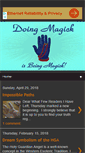 Mobile Screenshot of doingmagick.blogspot.com