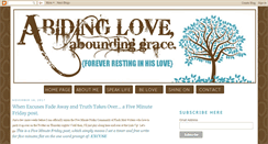Desktop Screenshot of abidingloveaboundinggrace.blogspot.com