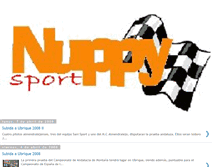 Tablet Screenshot of nuppysport.blogspot.com