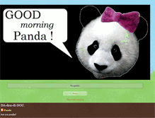 Tablet Screenshot of good-morning-panda.blogspot.com