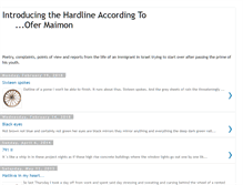 Tablet Screenshot of ofermaimon.blogspot.com