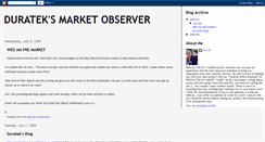 Desktop Screenshot of durateksmarketobserver.blogspot.com