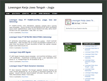 Tablet Screenshot of jatengjob.blogspot.com