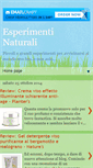 Mobile Screenshot of esperimentinaturali.blogspot.com
