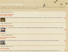 Tablet Screenshot of colorguardtherapy.blogspot.com