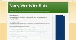 Desktop Screenshot of manywordsforrain.blogspot.com