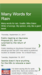 Mobile Screenshot of manywordsforrain.blogspot.com