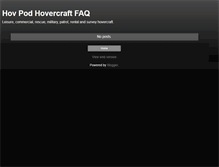 Tablet Screenshot of hovpod-faq.blogspot.com