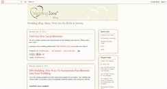 Desktop Screenshot of myweddingzone.blogspot.com