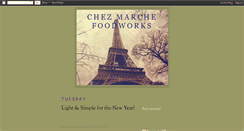 Desktop Screenshot of chezmarchecafe.blogspot.com