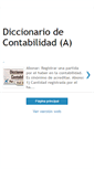 Mobile Screenshot of diccionariodecontabilidad-a.blogspot.com