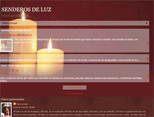 Tablet Screenshot of luz-caminosdeluz.blogspot.com