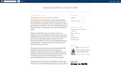 Desktop Screenshot of hackneyedsojourn.blogspot.com