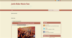 Desktop Screenshot of justindrewbiebermexicofans.blogspot.com