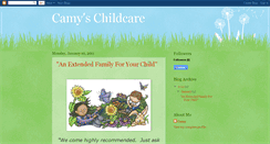 Desktop Screenshot of camyschildcare.blogspot.com