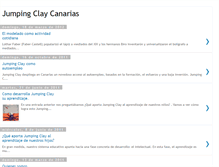 Tablet Screenshot of jumpingclaycanarias.blogspot.com