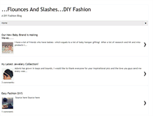 Tablet Screenshot of flouncesandslashes.blogspot.com