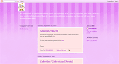 Desktop Screenshot of cupcake-fantasies.blogspot.com