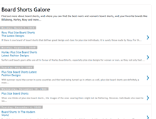 Tablet Screenshot of boardshortsgalore.blogspot.com