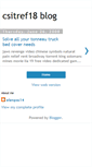 Mobile Screenshot of csitref18.blogspot.com