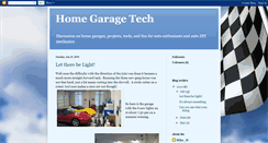 Desktop Screenshot of homegaragetech.blogspot.com