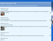 Tablet Screenshot of homegaragetech.blogspot.com