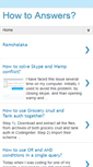 Mobile Screenshot of how-to-answers.blogspot.com