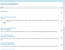 Tablet Screenshot of how-to-answers.blogspot.com