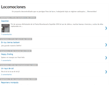 Tablet Screenshot of locomociones.blogspot.com