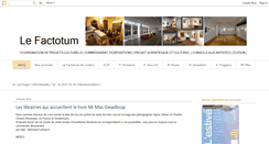 Desktop Screenshot of lefactotum.blogspot.com