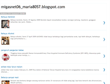 Tablet Screenshot of migasnet06-maria8057.blogspot.com