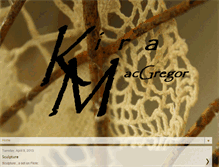 Tablet Screenshot of kiramacgregor.blogspot.com