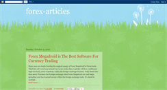 Desktop Screenshot of new-forex-articles.blogspot.com