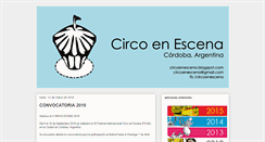 Desktop Screenshot of circoenescena.blogspot.com