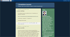 Desktop Screenshot of investitoreaccorto.blogspot.com