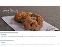 Tablet Screenshot of mybakingtherapy.blogspot.com